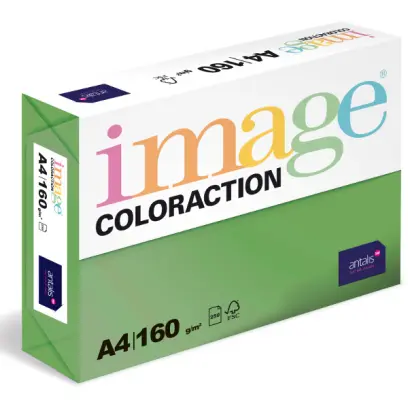 Barevný papír Image Coloraction A4 160g intenzivní tmavě zelená 250 ks