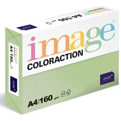 Barevný papír Image Coloraction A4 160g pastelově zelená 250 ks
