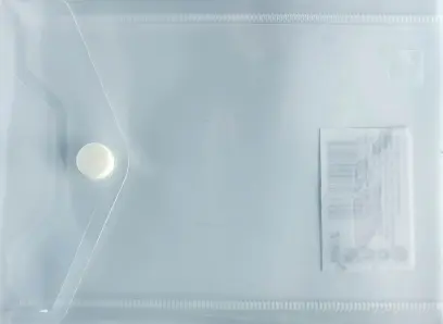 Obálka plastová s drukem A6 čirá