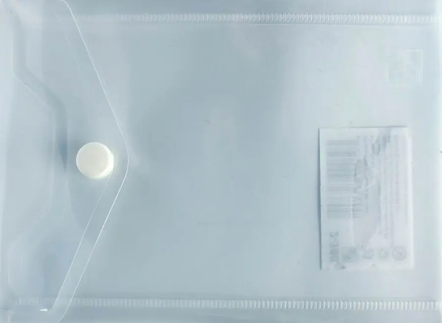 Obálka plastová s drukem A6 čirá