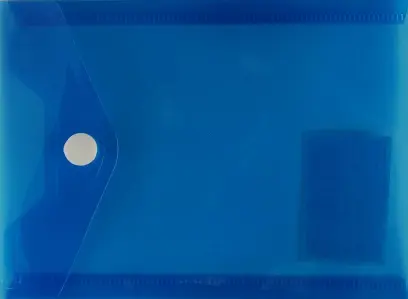 Obálka plastová s drukem A6 modrá