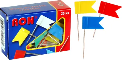 Špendlíky vlaječky RON