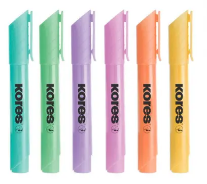 Sada zvýrazňovačů HIGH LINER Pastel 0,5-5mm