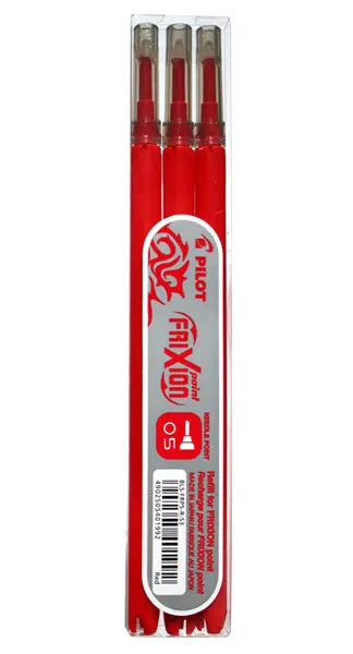 Náplň pro Frixion Point červená 3ks