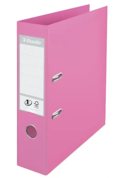 Pořadač pákový celoplastový levandulový Solea 75mm