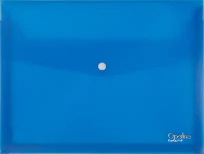 Obálka s drukem prostorová A4 modrá