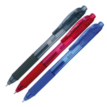 Gelové pero EnerGel X červené 0,5mm