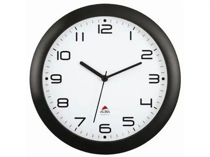 Hodiny nástěnné Hornew černé