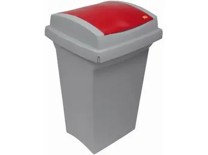 Odpadkový koš 50 l červený