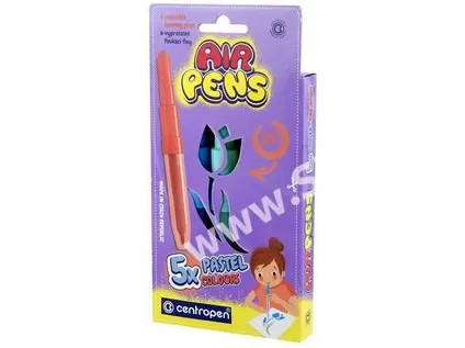 Fixy foukací 1500/5 Air pens pastel