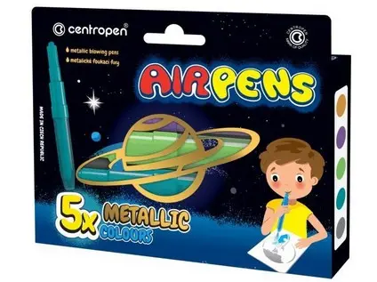 Fixy foukací 1590/5 Air pens metallic