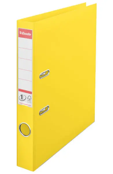 Pořadač pákový celoplastový žlutý Vivida 50mm