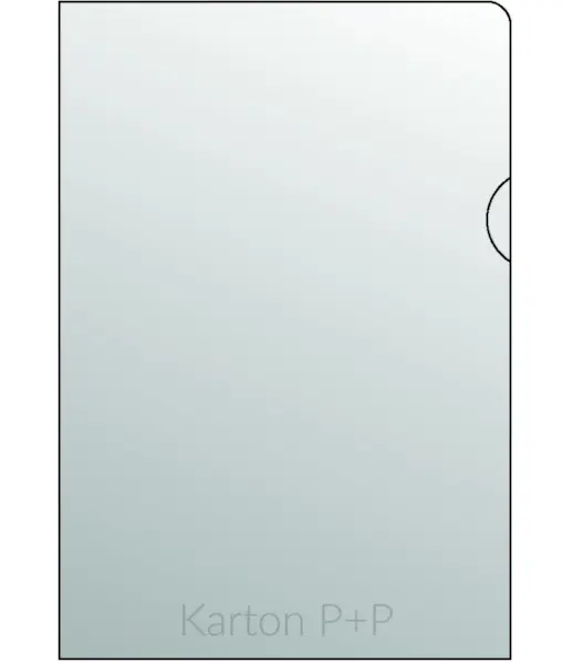 Obaly na doklady PP A4 L hladké čiré 110mic 100ks