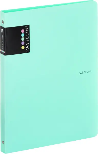 Pořadač kroužkový PP PASTELINI zelený 4 kroužky