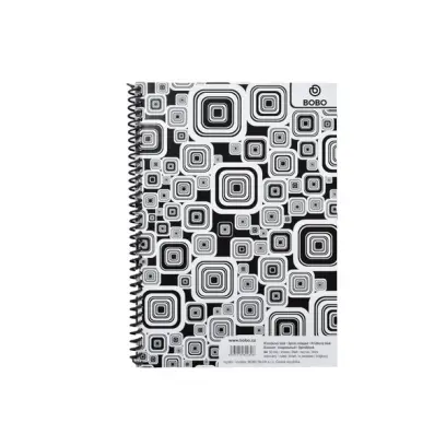 Blok spirálový Black & White A5 boční spirála