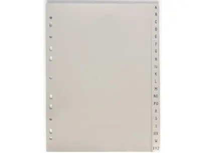 Rejstřík A5 A-Z PP šedý