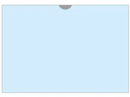 Obal A5 U 150 mic. PVC na šířku hladký 100 ks