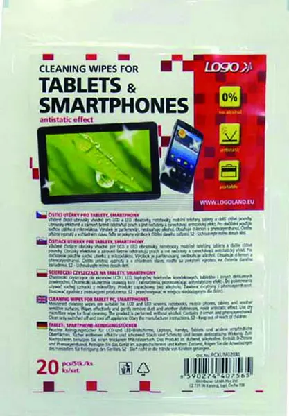 Čisticí ubrousky na tablety a telefony