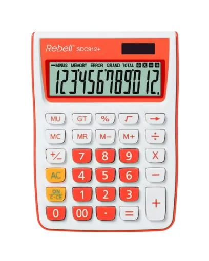 Kalkulátor Rebell SDC912+ oranžový