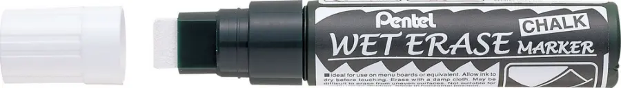 Popisovač křídový Pentel bílý 10-15mm obdélníkový