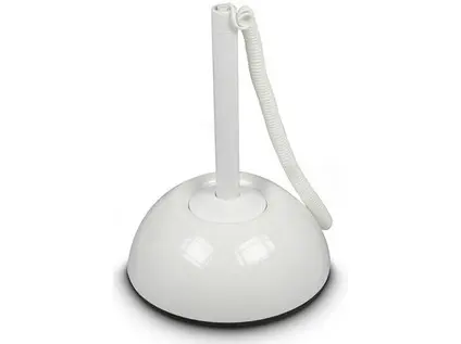 Kuličkové pero ICO LUX ve stojánku bílé