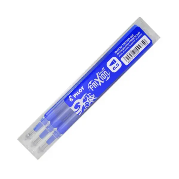 Náplň pro Frixion Ball 0,5mm modrá 3ks