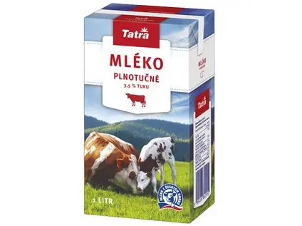 Mléko plnotučné 1l 3,5%