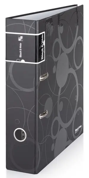 Pořadač pákový Black&White černý