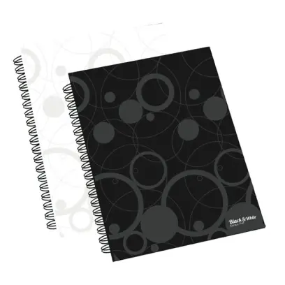 Blok College Black&White A4 bílý 70 listů