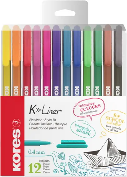 Popisovač K-LINER sada 10ks