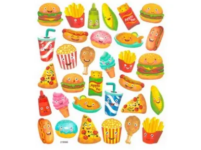 Samolepky papírové DPNK-140 svačinka DP