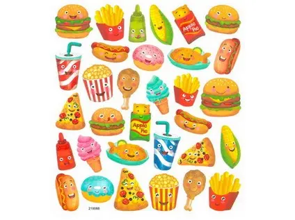 Samolepky papírové DPNK-140 svačinka DP