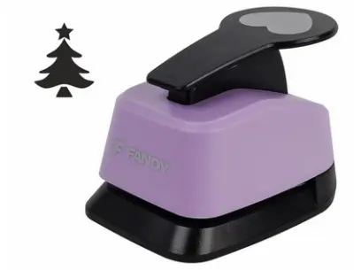 Děrovačka dekorační 38mm stromeček 137