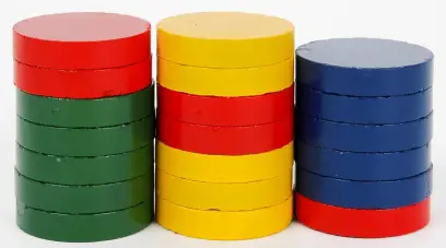 Magnety 25 mm 20 ks barevné