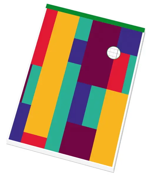 Blok poznámkový šitý bezdřevý A5 čtvereček