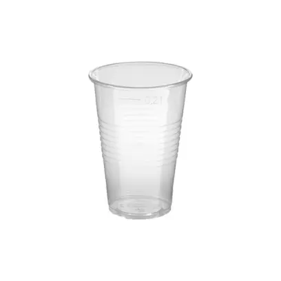 Kelímky plastové průhledná 0,2l 100ks