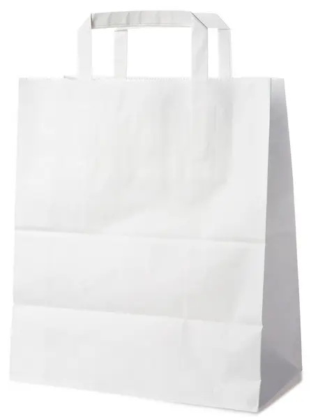 Papírové tašky 26x12x36cm bílé 50ks