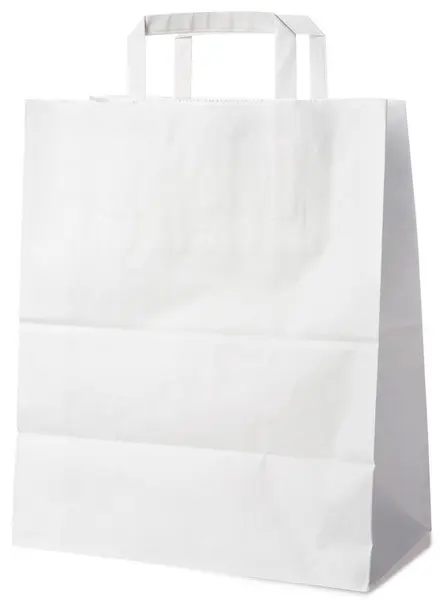 Papírové tašky 32x15x43cm bílé 50ks