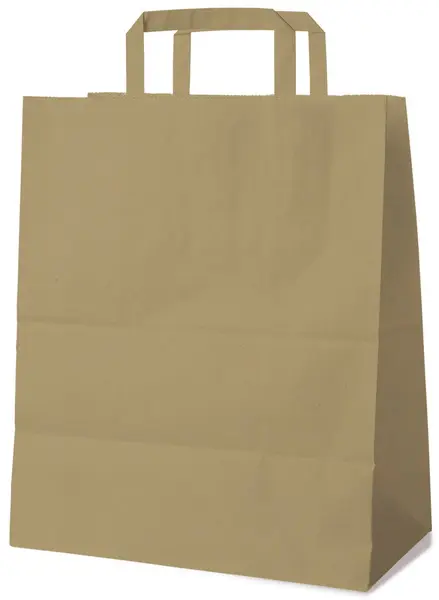 Papírové tašky 32x15x43cm hnědé 50ks