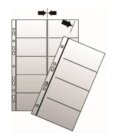Euroobal na vizitky A5 8 vizitek
