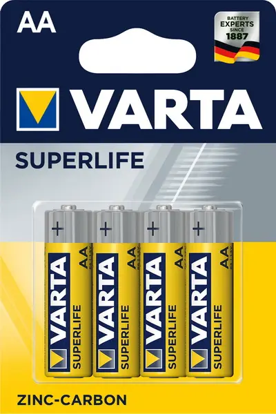 Baterie zinkové Varta Superlife LR06-AA(1,5V) 4ks