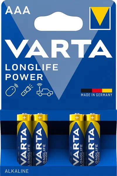 Baterie alkalické Varta Longlife Power LR03-AAA(1,5V) 4ks