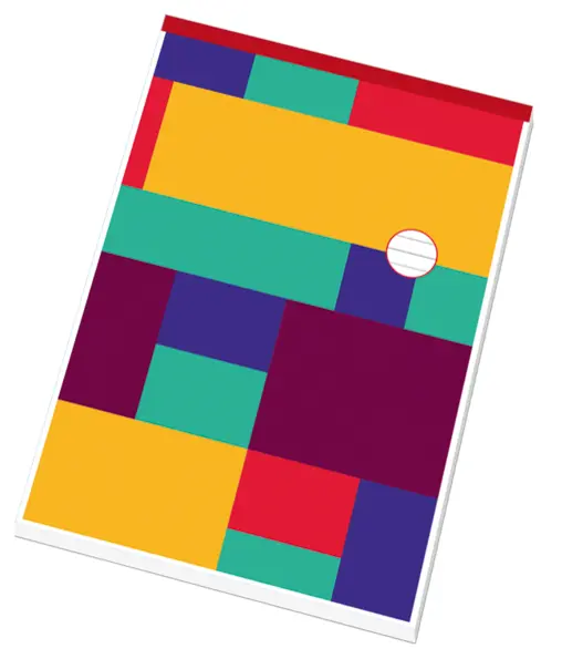 Blok poznámkový šitý bezdřevý A6 linkovaný