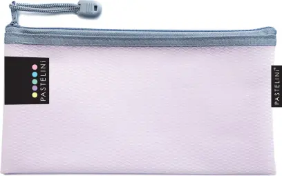 Obálka se zipem síťovaná PASTELINI DL růžová