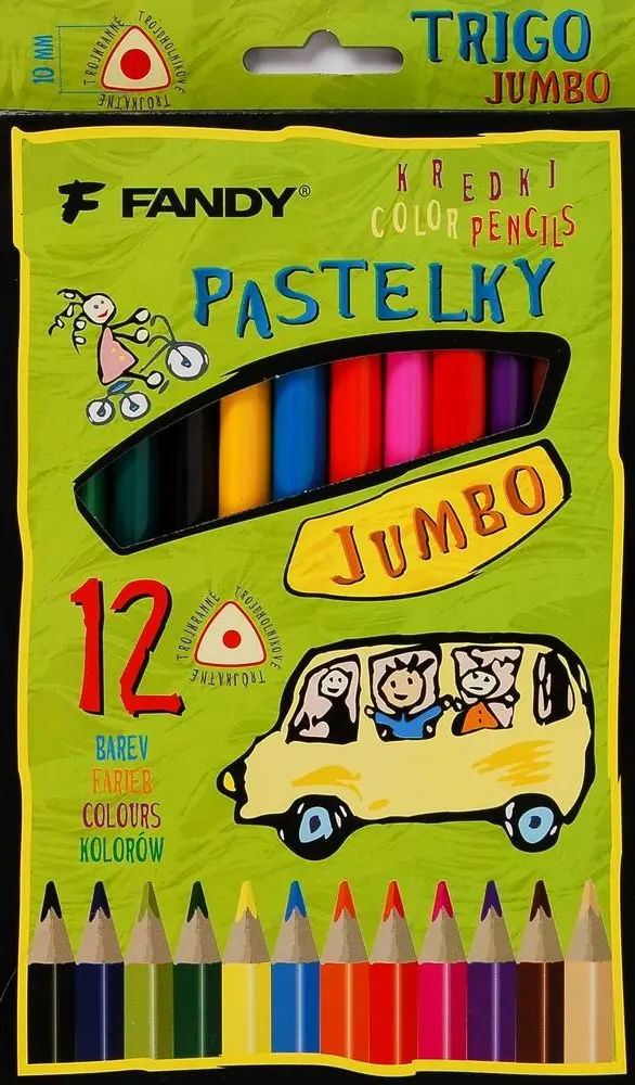 Pastelky 12 Trigo jumbo