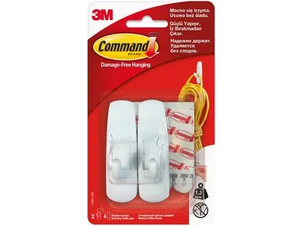 Háčky Command 2 ks nosnost 1 kg