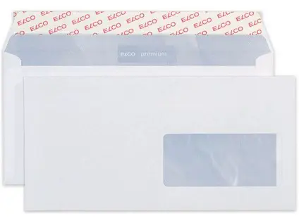 Obálka poštovní DL samolepicí s páskou, okno, vnitřní potisk, 200 ks