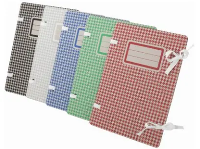 Spisové desky A4 s potiskem modré