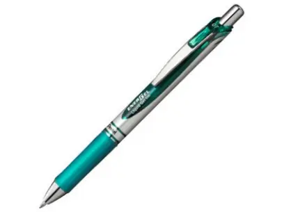 Gelové pero EnerGel Pentel BL77-S3 tyrkysové