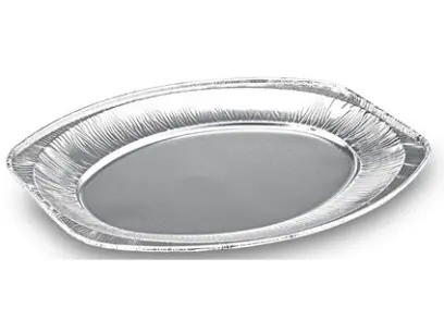 Podnos oválný 33,3 x 23,3 cm hliníkový 10 ks